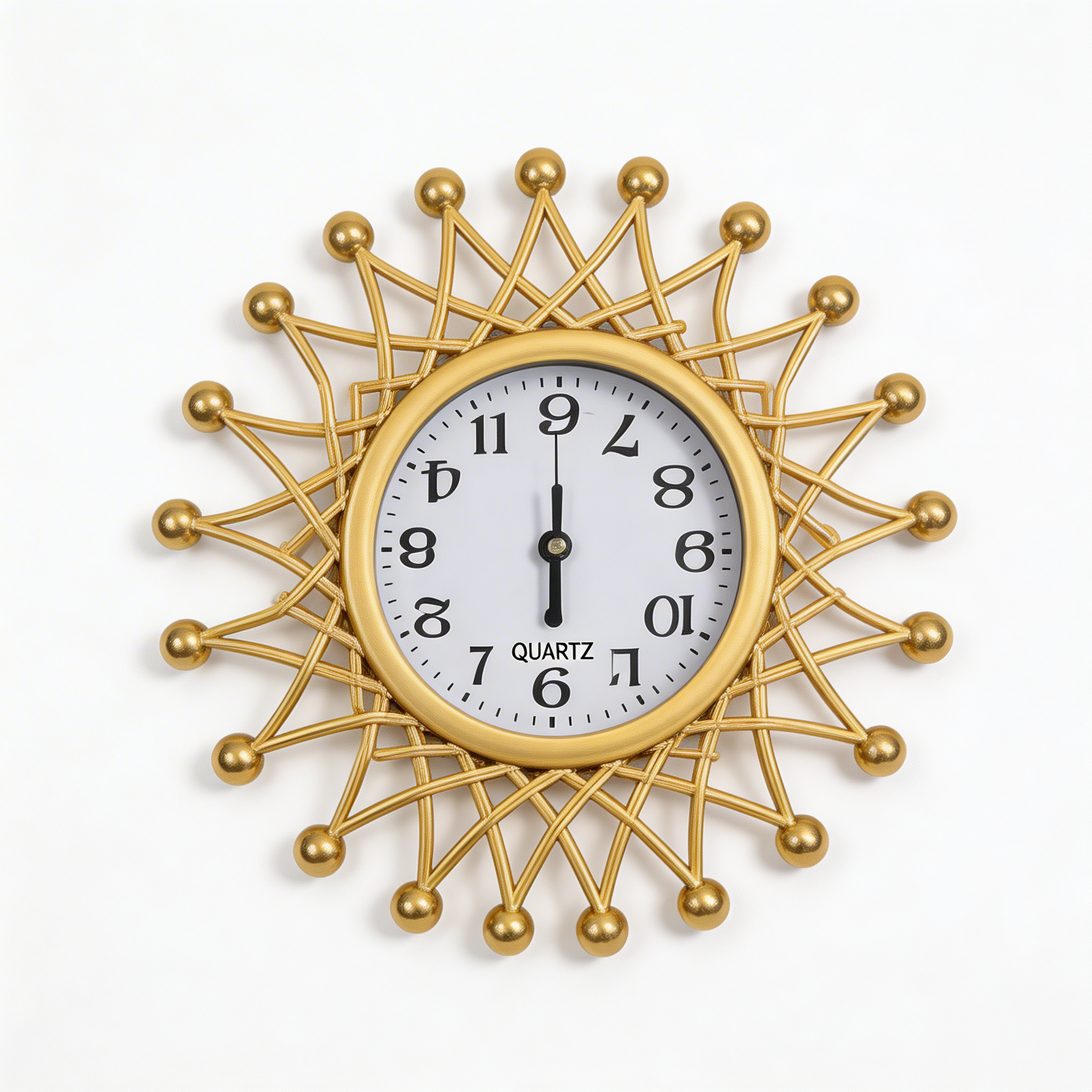 Reloj de Pared 20cm Dorado