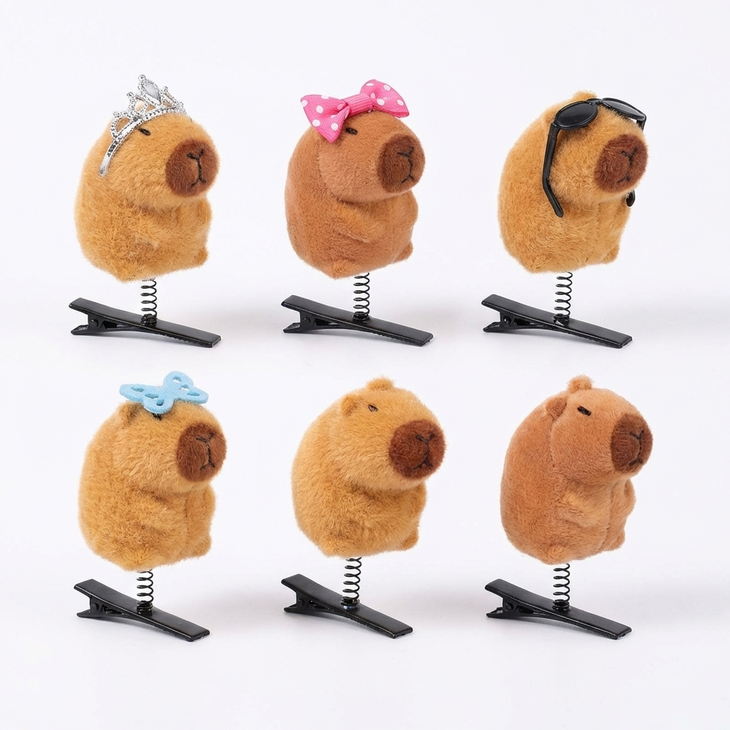 Clips de pelo en diseños y colores surtidos