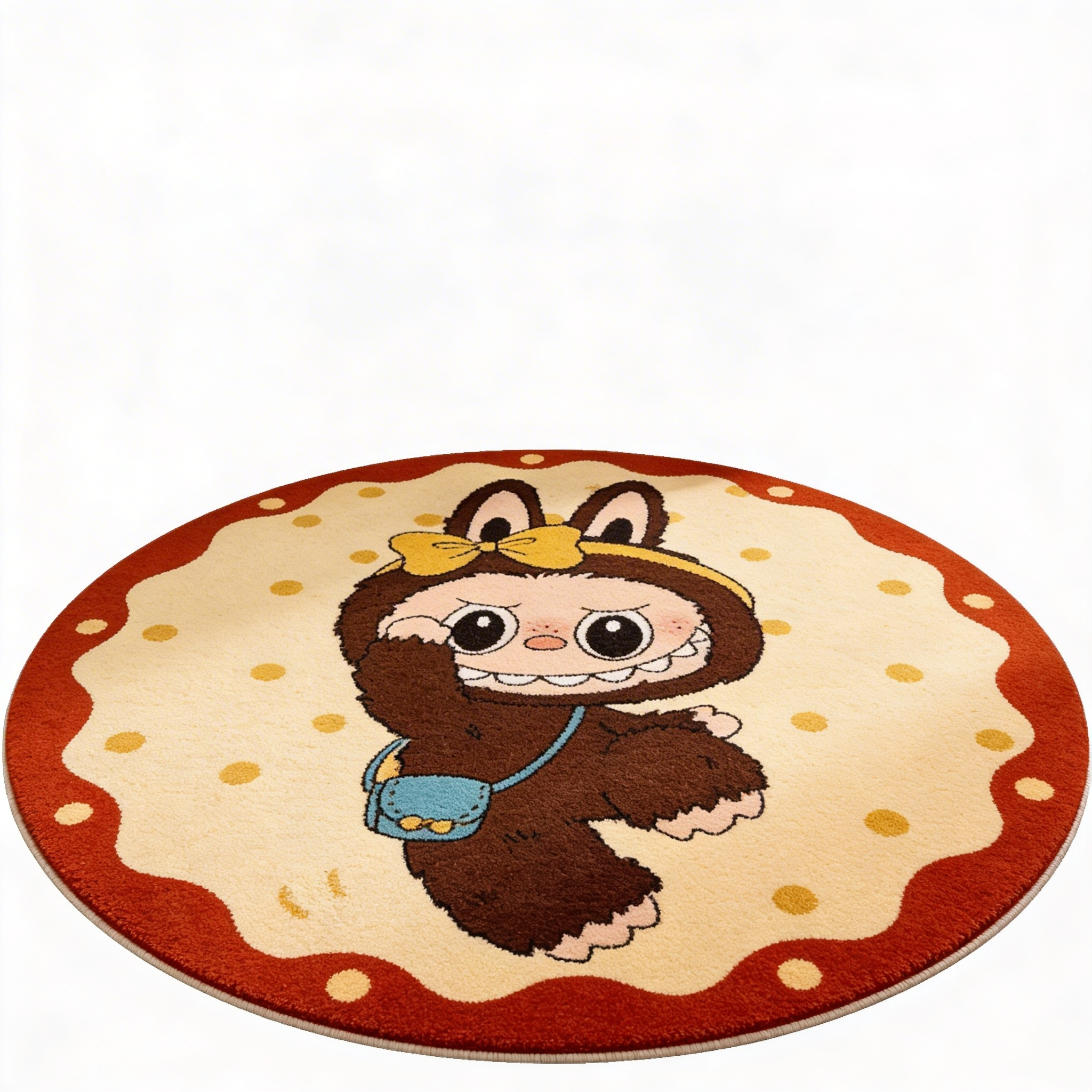 Alfombra Redonda Labubu — 60 Cm