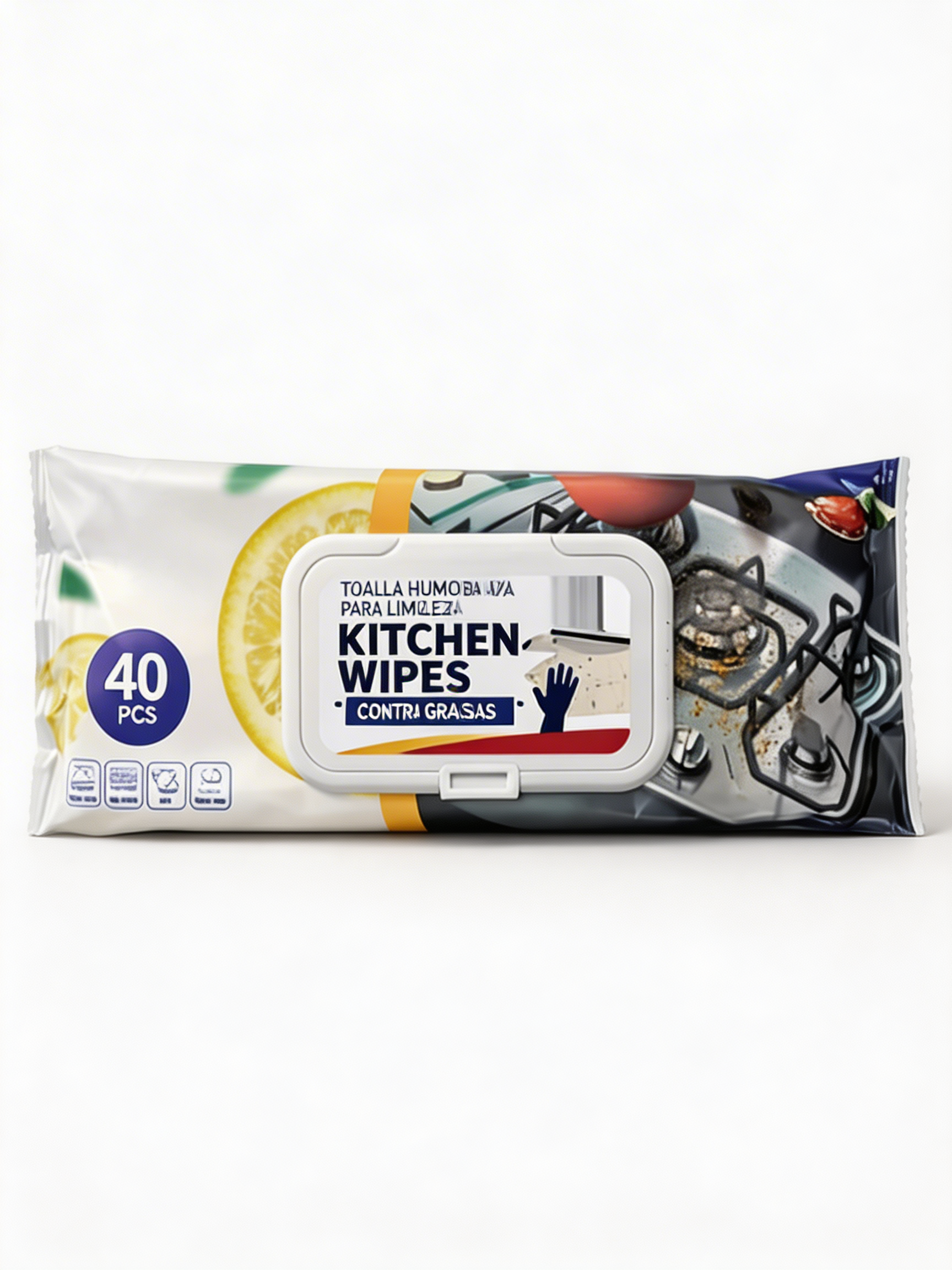 Toallitas Húmedas para Cocina – Antigrasa Manchas Difíciles