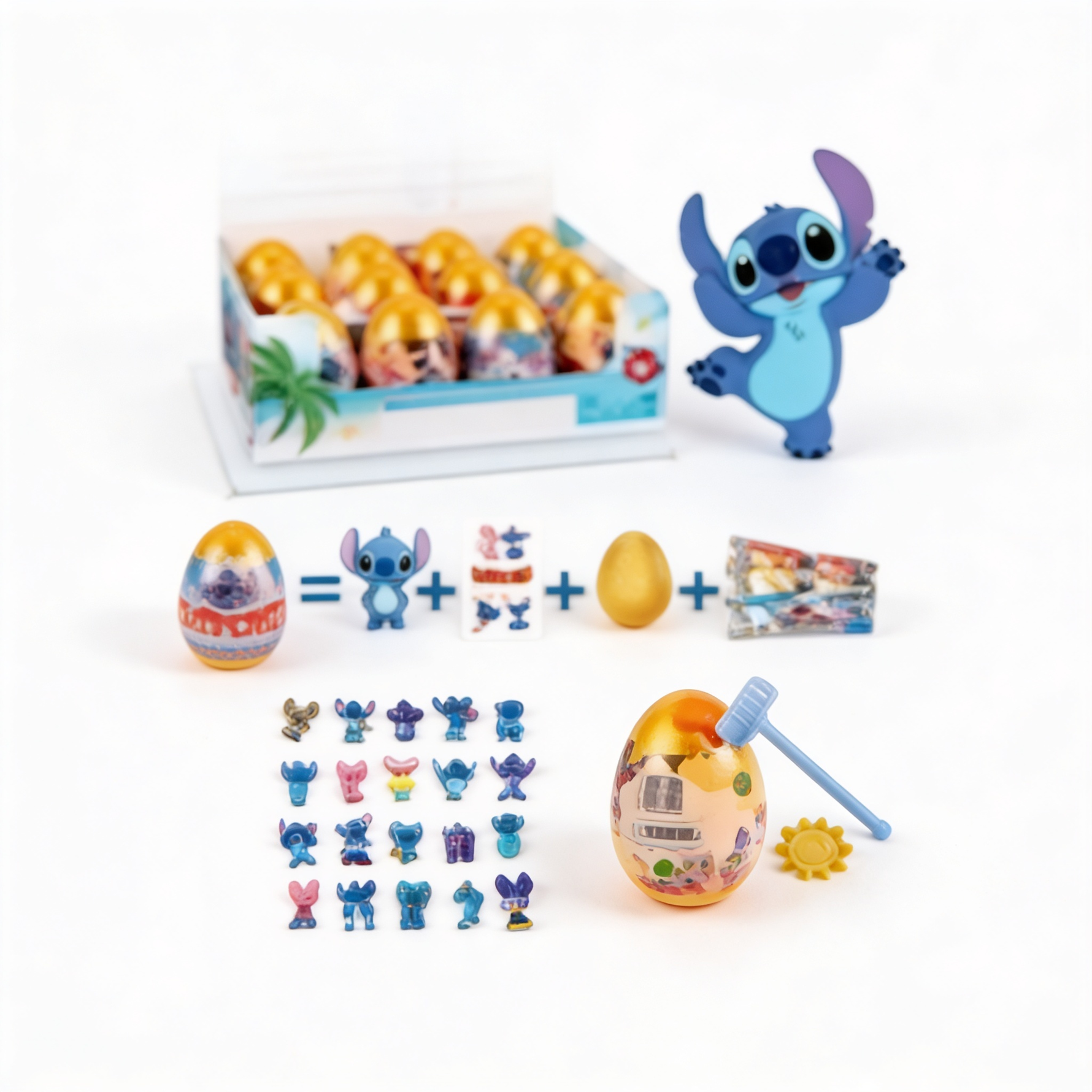 Huevo Sorpresa 12 Pcs — Stitch