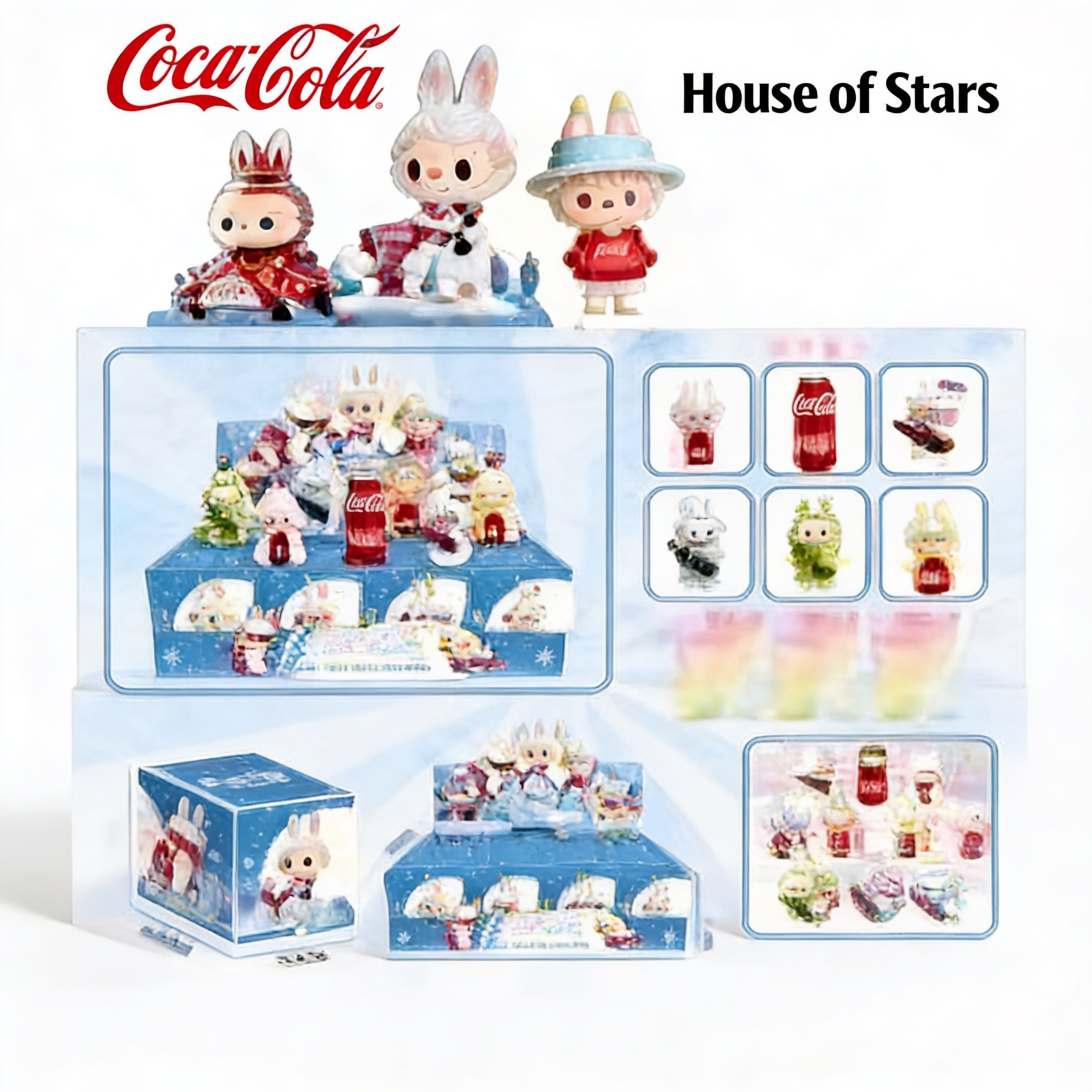 Sorpresas Labubu Colcacola 12Pcs — 6 Colores
