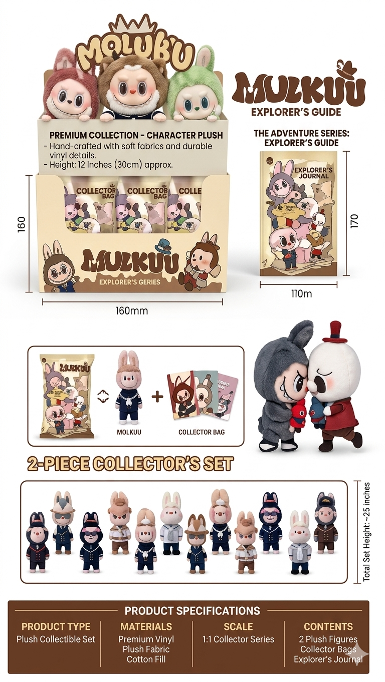 Sorpresas Labubu 24Pcs — 15,2X12 Cm