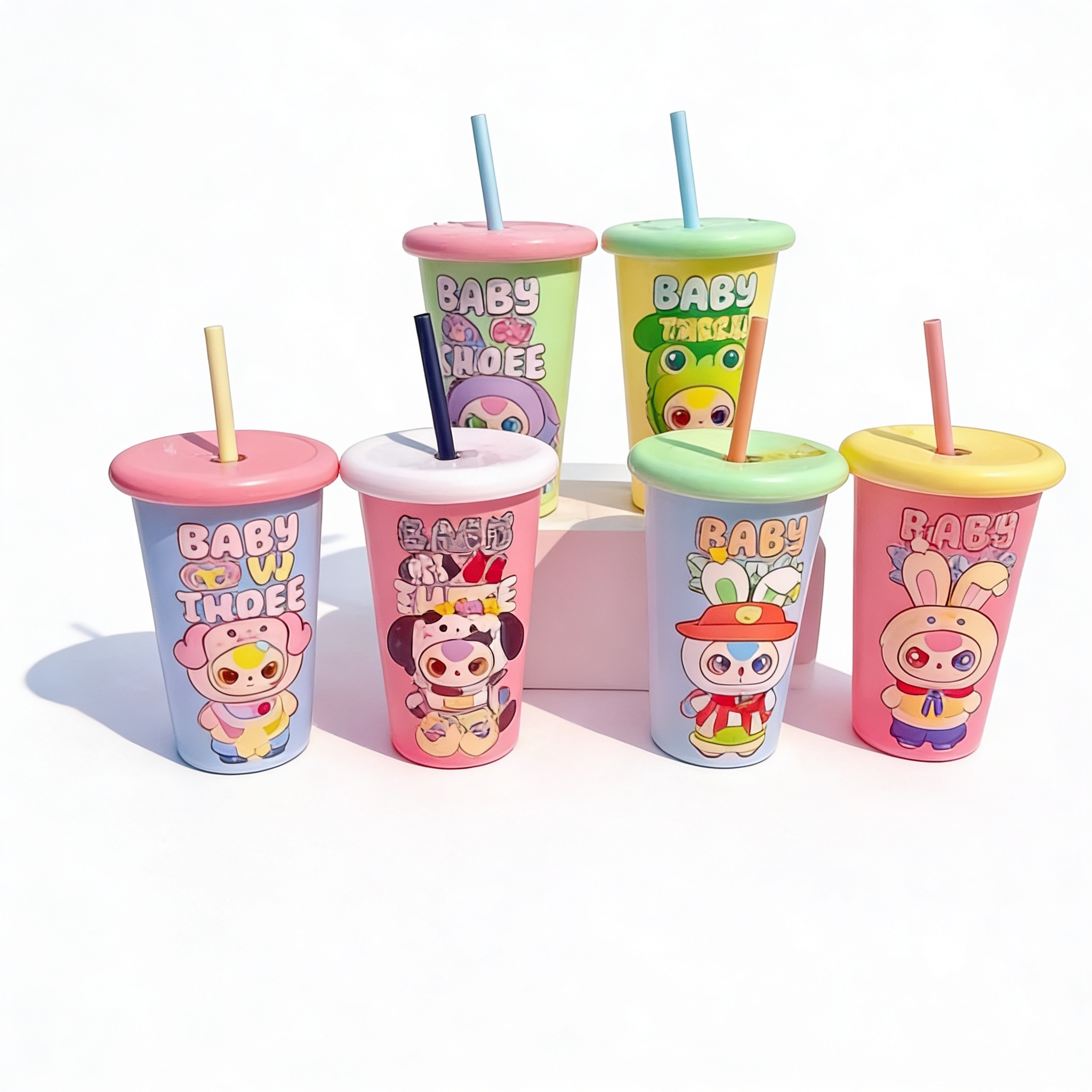 Vaso Con Bombilla Baby Three — 710 Ml