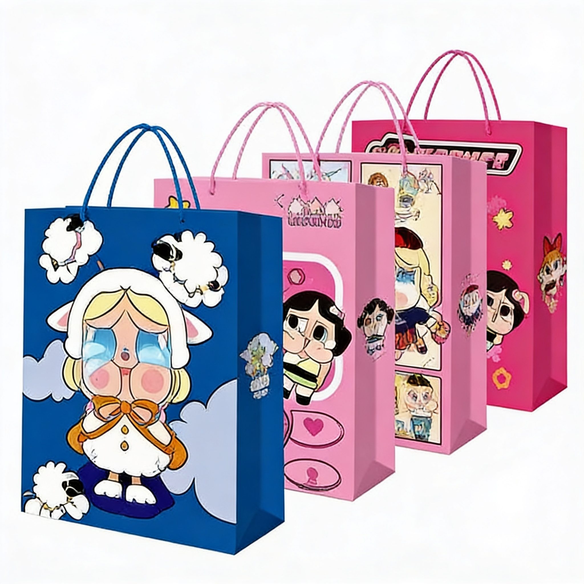 Bolsa De Regalo Cry Baby Chicas Superpoderosas Grande — 32*40*10