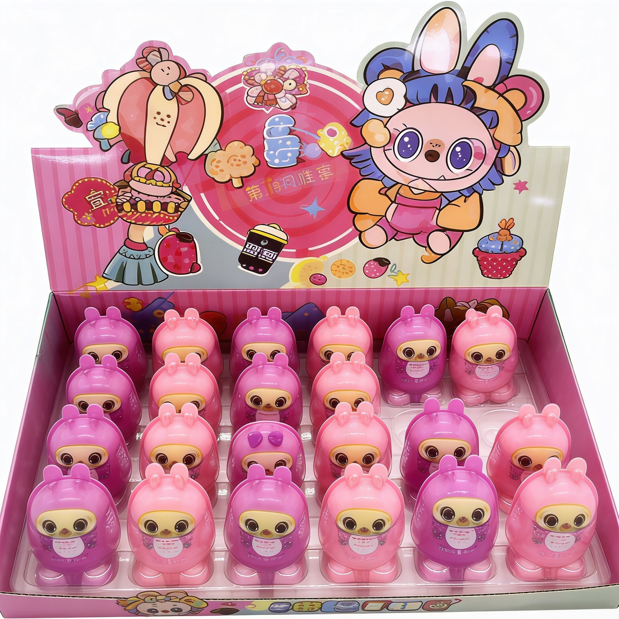 Lip Gloss Labubu — 24Pcs