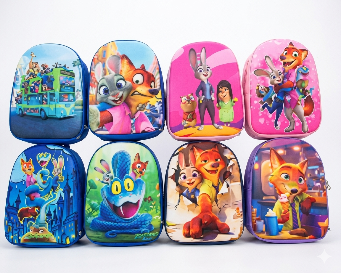 Mochila Zootopia Pequeña 3D