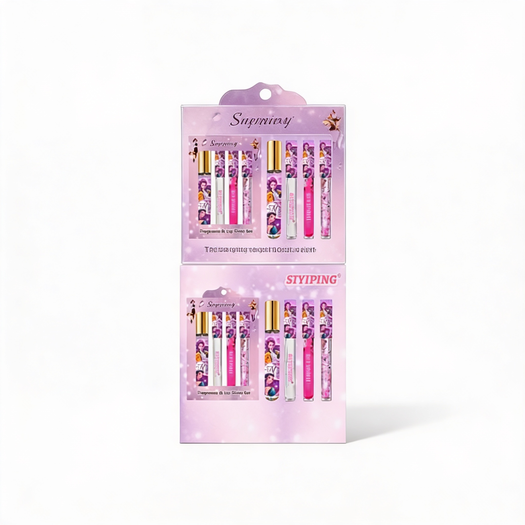 Set 4 Pcs Lipgloss Y Perfume K-Pop