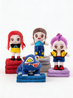 Peluche con Manta Guerreras K-Pop – Mira / Zoey / Rumí / Derpi