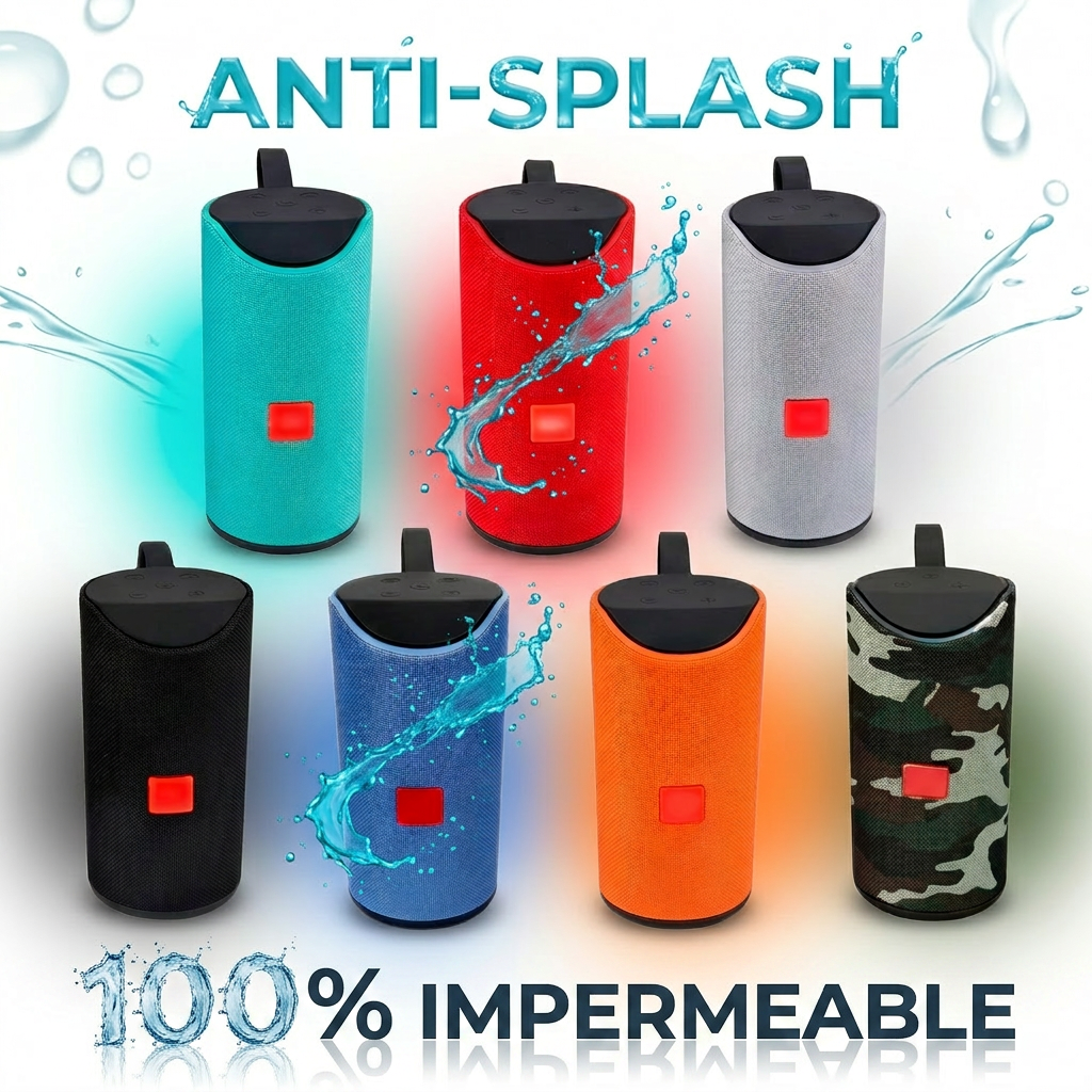 Parlante Anti-Agua Bluetooth (Resistente a splash💧)