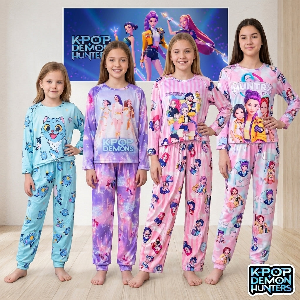 Pijama Manga Larga K-POP (Talla 08 al 18)