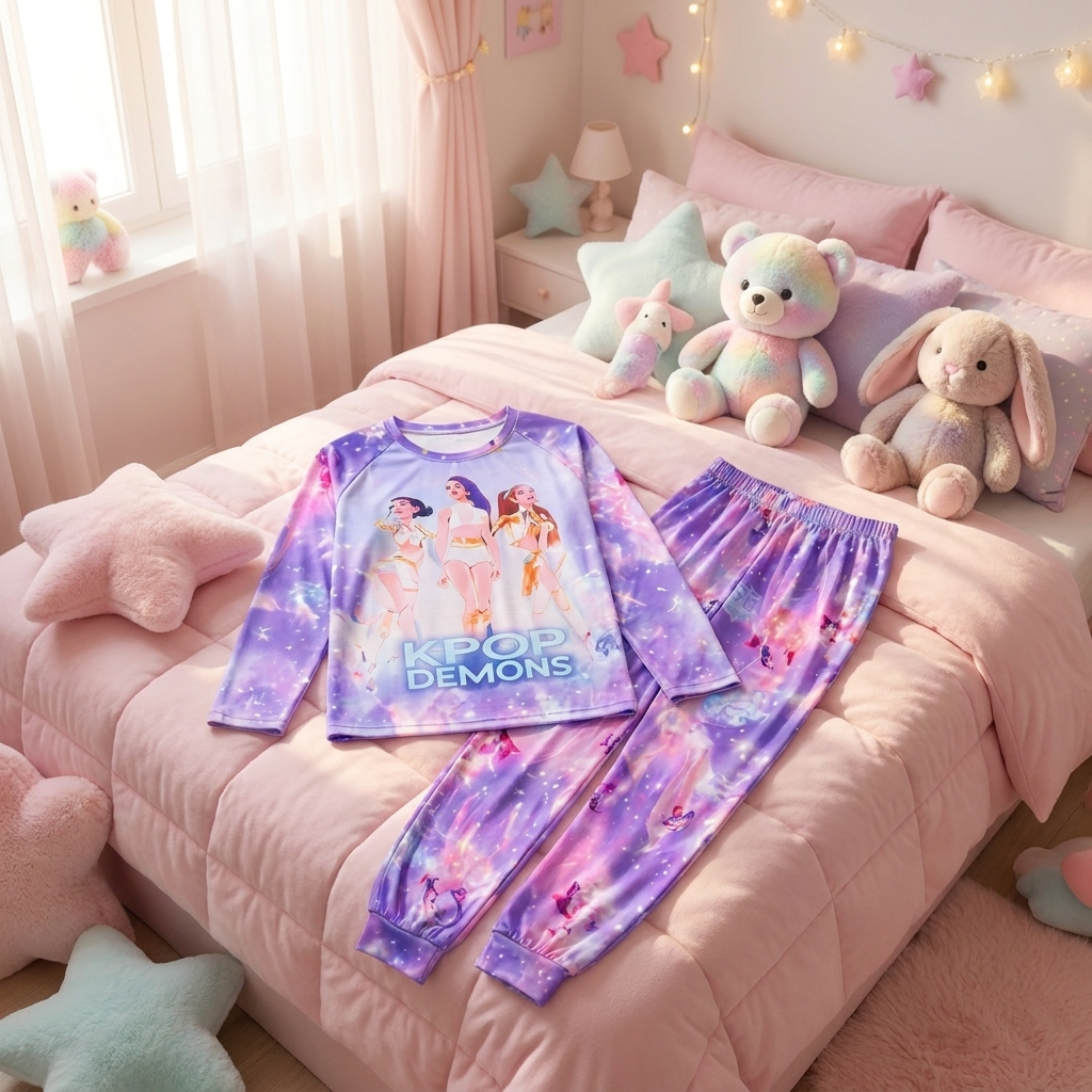 Pijama Largo Guerreras talla 12 a 18