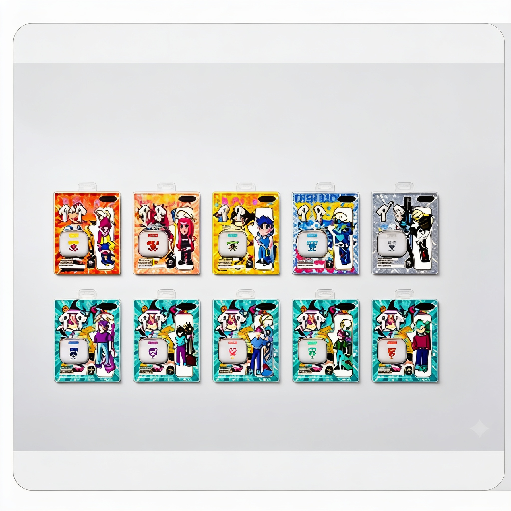 Set Audifonos, Funda Y Llavero Guerreras (Producto Oficial)