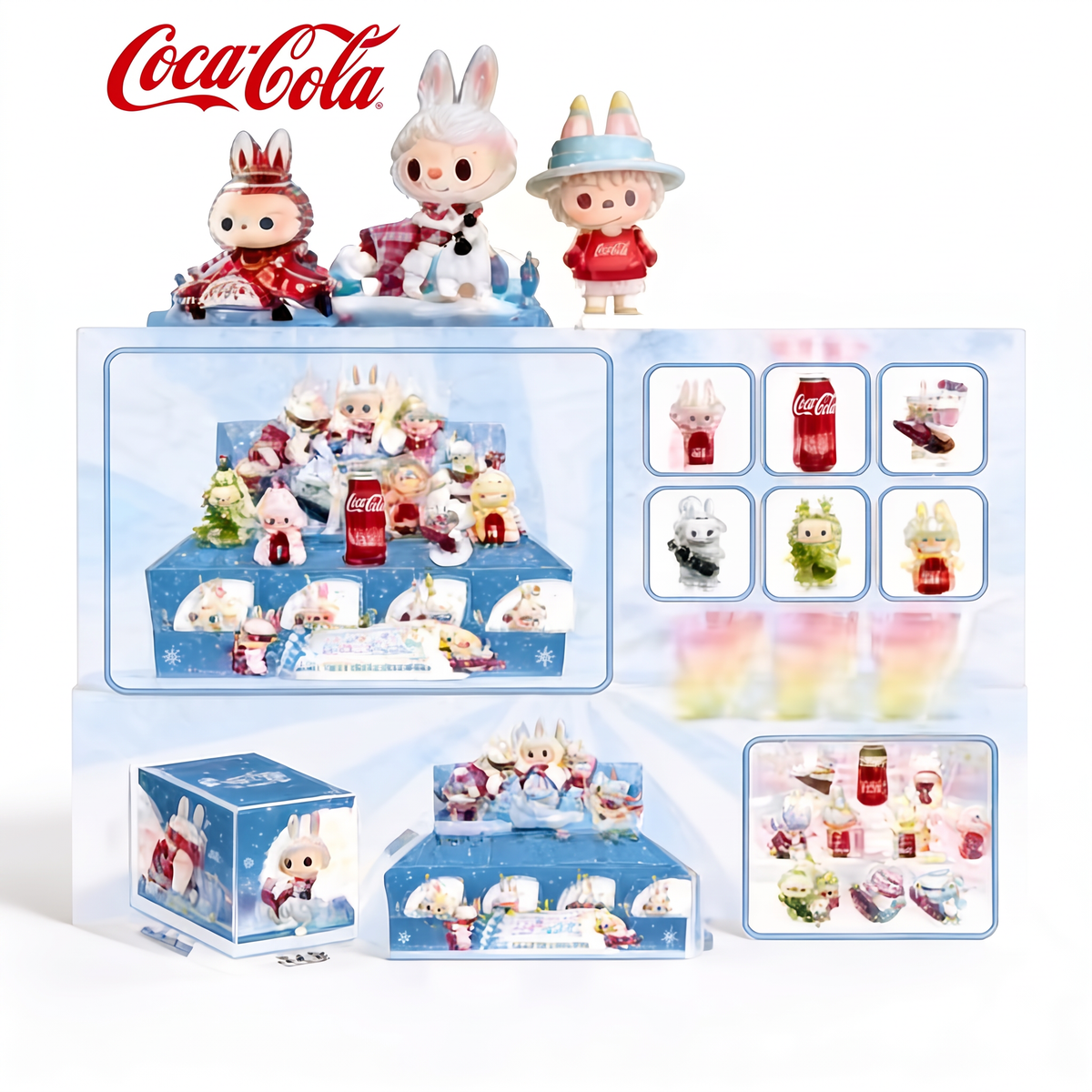 Sorpresas Labubu Colcacola 12Pcs — 6 Colores